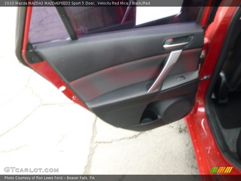 Velocity Red Mica / Black/Red 2010 Mazda MAZDA3 MAZDASPEED3 Sport 5 Door