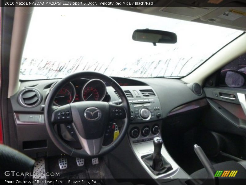 Velocity Red Mica / Black/Red 2010 Mazda MAZDA3 MAZDASPEED3 Sport 5 Door