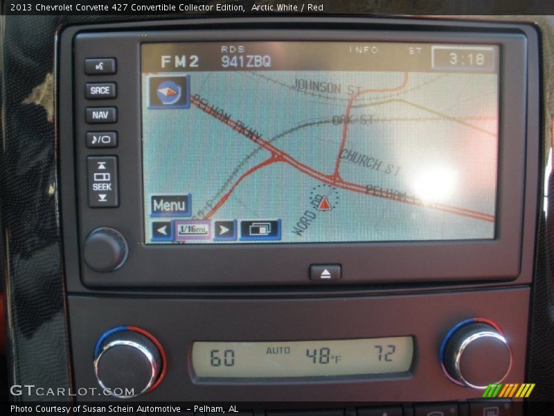 Navigation of 2013 Corvette 427 Convertible Collector Edition