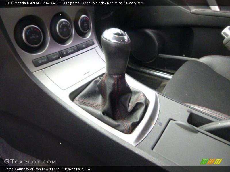 Velocity Red Mica / Black/Red 2010 Mazda MAZDA3 MAZDASPEED3 Sport 5 Door