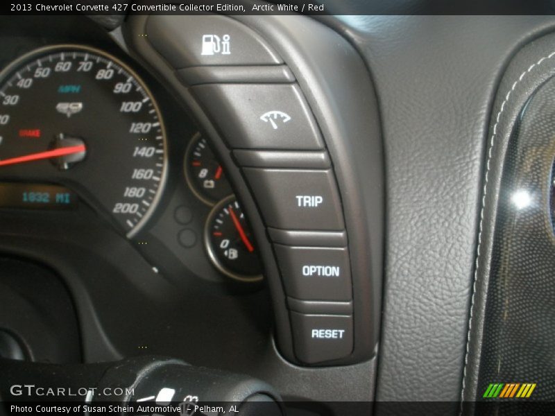 Controls of 2013 Corvette 427 Convertible Collector Edition