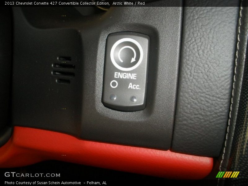 Arctic White / Red 2013 Chevrolet Corvette 427 Convertible Collector Edition