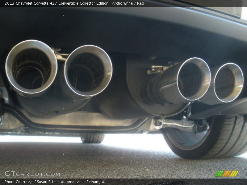 Exhaust of 2013 Corvette 427 Convertible Collector Edition