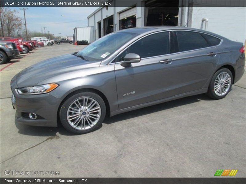 Sterling Gray / Charcoal Black 2014 Ford Fusion Hybrid SE