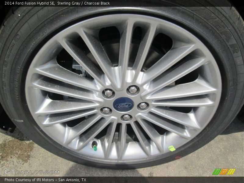 Sterling Gray / Charcoal Black 2014 Ford Fusion Hybrid SE