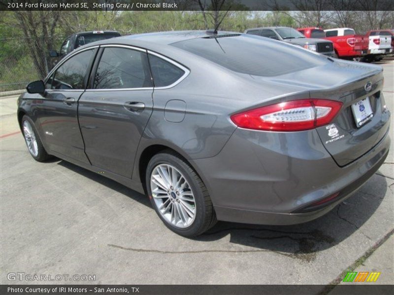 Sterling Gray / Charcoal Black 2014 Ford Fusion Hybrid SE