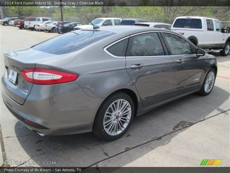 Sterling Gray / Charcoal Black 2014 Ford Fusion Hybrid SE