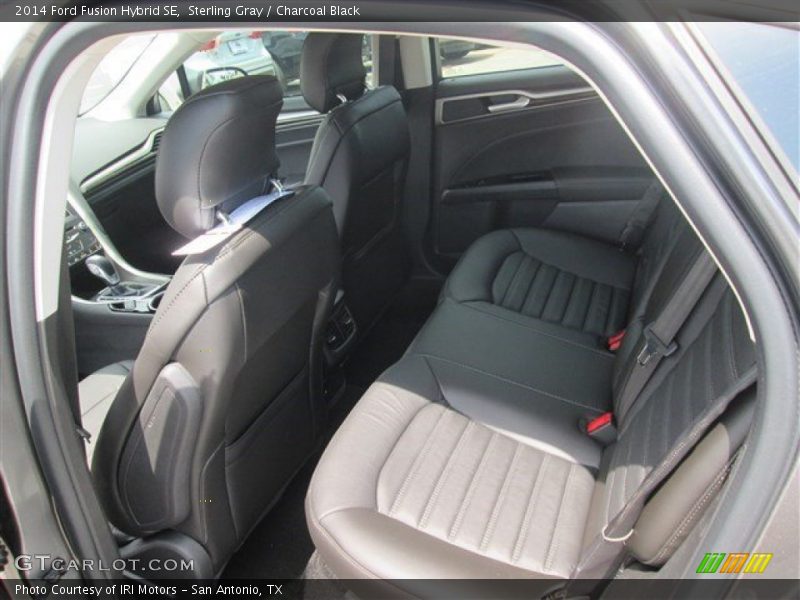 Sterling Gray / Charcoal Black 2014 Ford Fusion Hybrid SE