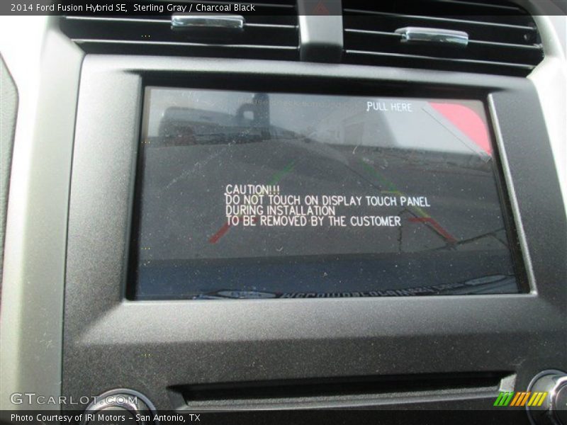 Sterling Gray / Charcoal Black 2014 Ford Fusion Hybrid SE