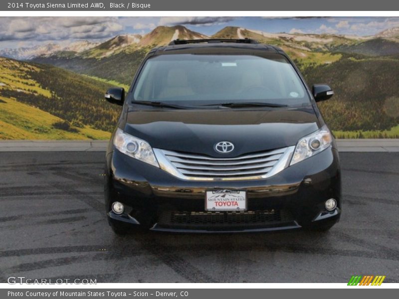 Black / Bisque 2014 Toyota Sienna Limited AWD