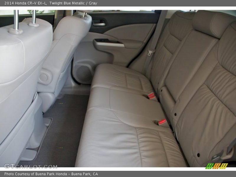 Twilight Blue Metallic / Gray 2014 Honda CR-V EX-L