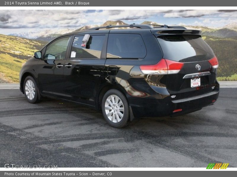 Black / Bisque 2014 Toyota Sienna Limited AWD