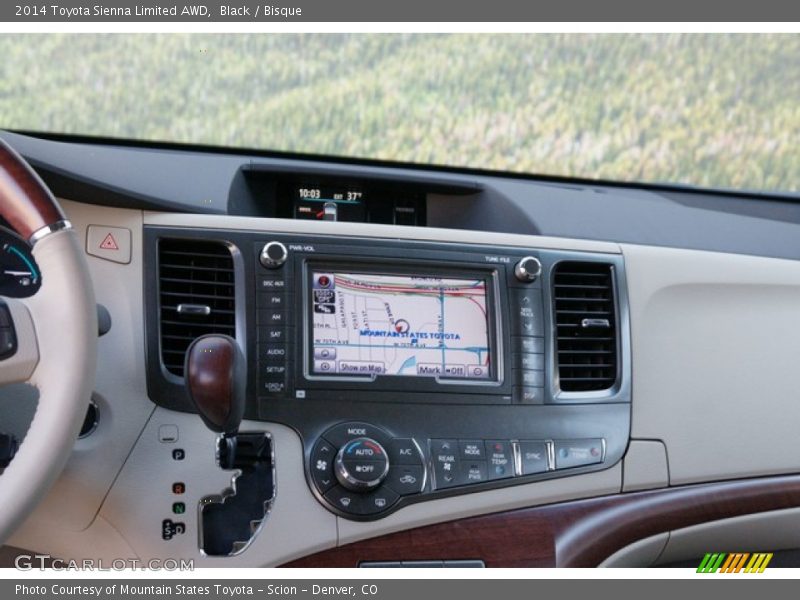 Black / Bisque 2014 Toyota Sienna Limited AWD