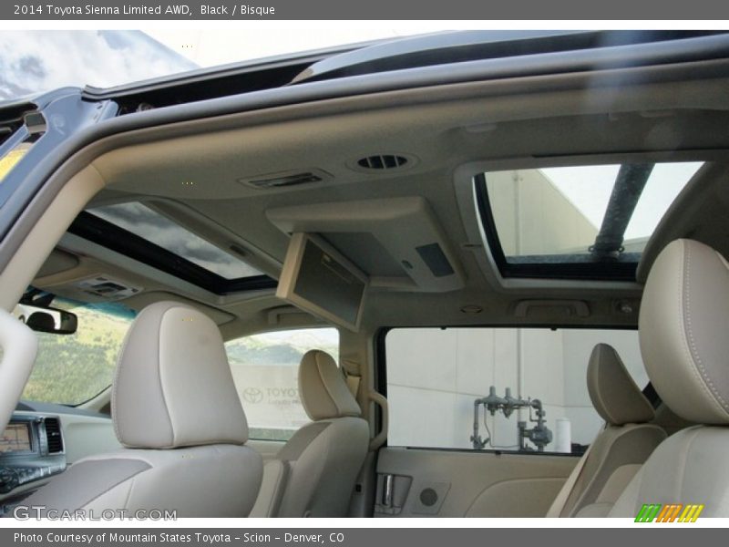 Black / Bisque 2014 Toyota Sienna Limited AWD