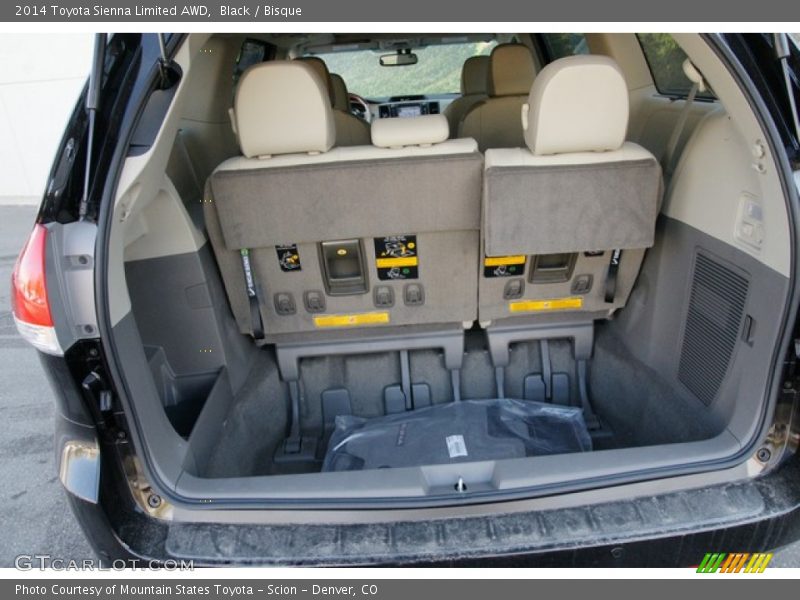 Black / Bisque 2014 Toyota Sienna Limited AWD