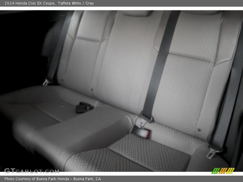 Taffeta White / Gray 2014 Honda Civic EX Coupe