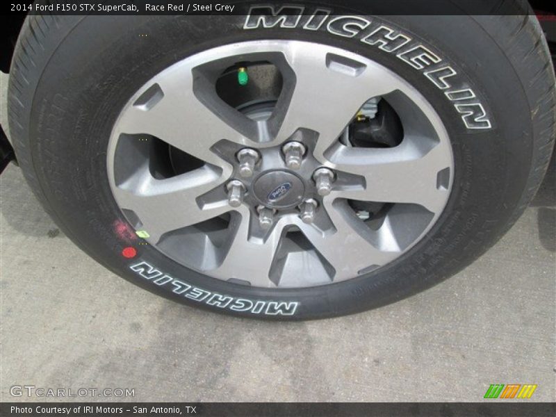 Race Red / Steel Grey 2014 Ford F150 STX SuperCab