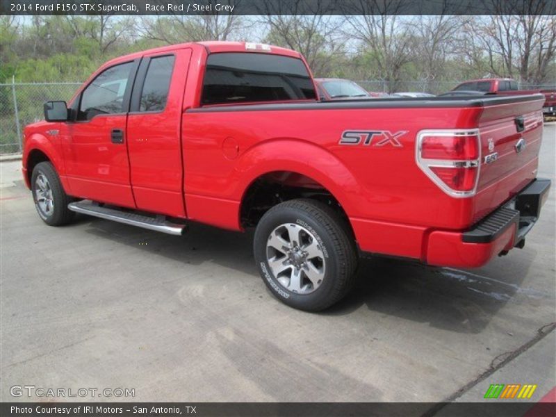 Race Red / Steel Grey 2014 Ford F150 STX SuperCab