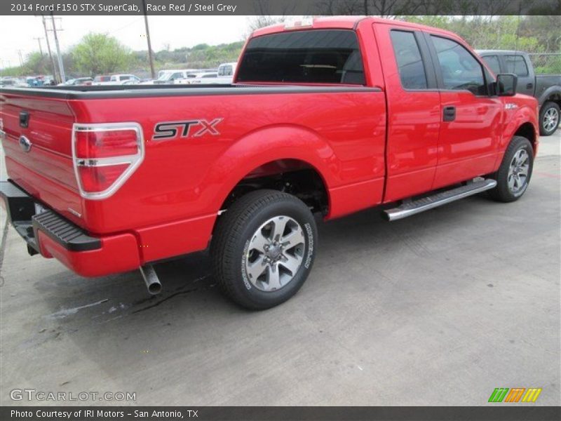 Race Red / Steel Grey 2014 Ford F150 STX SuperCab