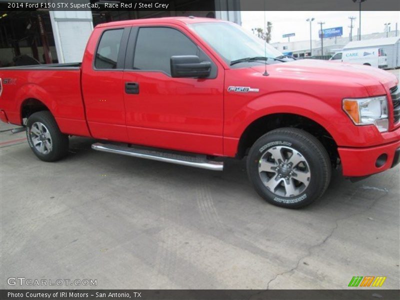 Race Red / Steel Grey 2014 Ford F150 STX SuperCab