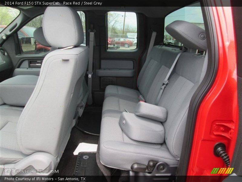 Race Red / Steel Grey 2014 Ford F150 STX SuperCab