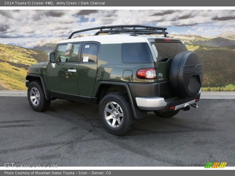 Army Green / Dark Charcoal 2014 Toyota FJ Cruiser 4WD