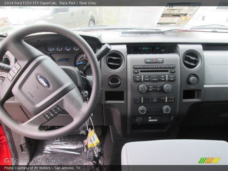 Race Red / Steel Grey 2014 Ford F150 STX SuperCab
