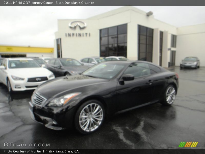 Black Obsidian / Graphite 2011 Infiniti G 37 Journey Coupe
