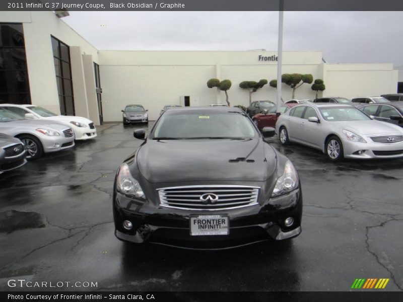Black Obsidian / Graphite 2011 Infiniti G 37 Journey Coupe