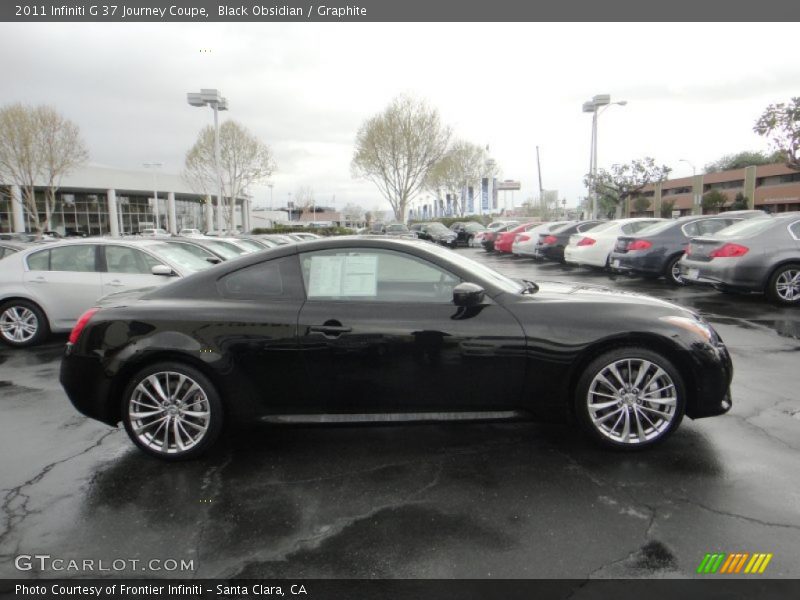 Black Obsidian / Graphite 2011 Infiniti G 37 Journey Coupe
