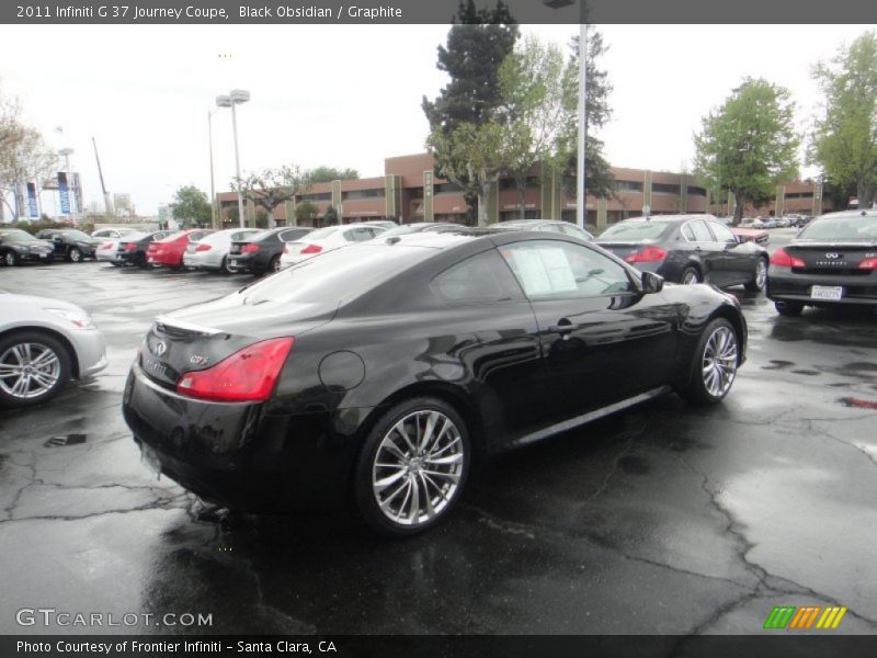 Black Obsidian / Graphite 2011 Infiniti G 37 Journey Coupe