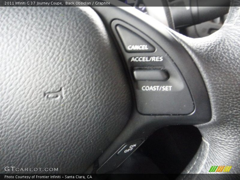 Black Obsidian / Graphite 2011 Infiniti G 37 Journey Coupe