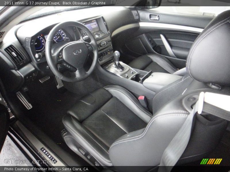 Black Obsidian / Graphite 2011 Infiniti G 37 Journey Coupe