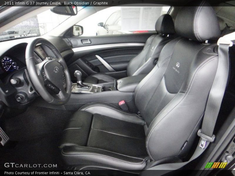 Black Obsidian / Graphite 2011 Infiniti G 37 Journey Coupe