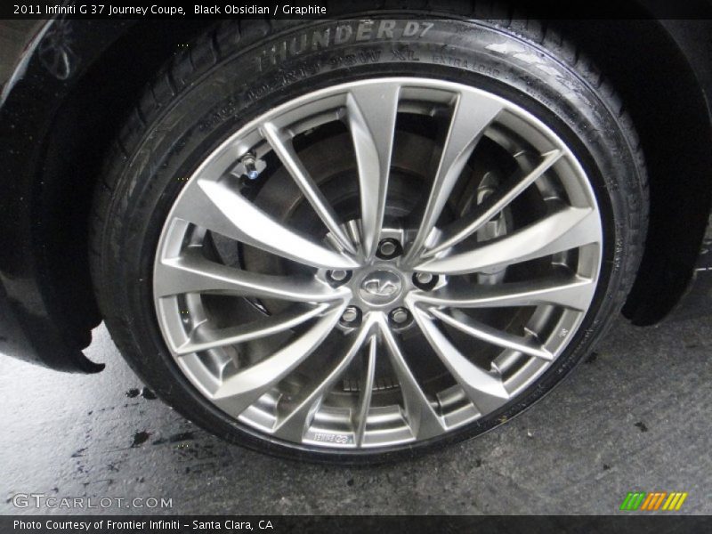 Black Obsidian / Graphite 2011 Infiniti G 37 Journey Coupe