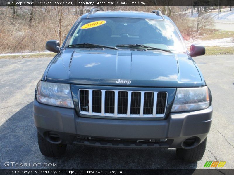 Deep Beryl Green Pearl / Dark Slate Gray 2004 Jeep Grand Cherokee Laredo 4x4