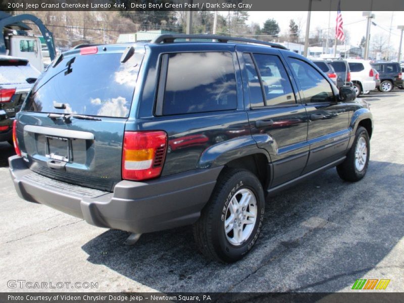 Deep Beryl Green Pearl / Dark Slate Gray 2004 Jeep Grand Cherokee Laredo 4x4