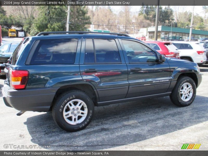 Deep Beryl Green Pearl / Dark Slate Gray 2004 Jeep Grand Cherokee Laredo 4x4