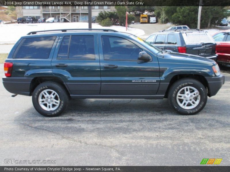 Deep Beryl Green Pearl / Dark Slate Gray 2004 Jeep Grand Cherokee Laredo 4x4