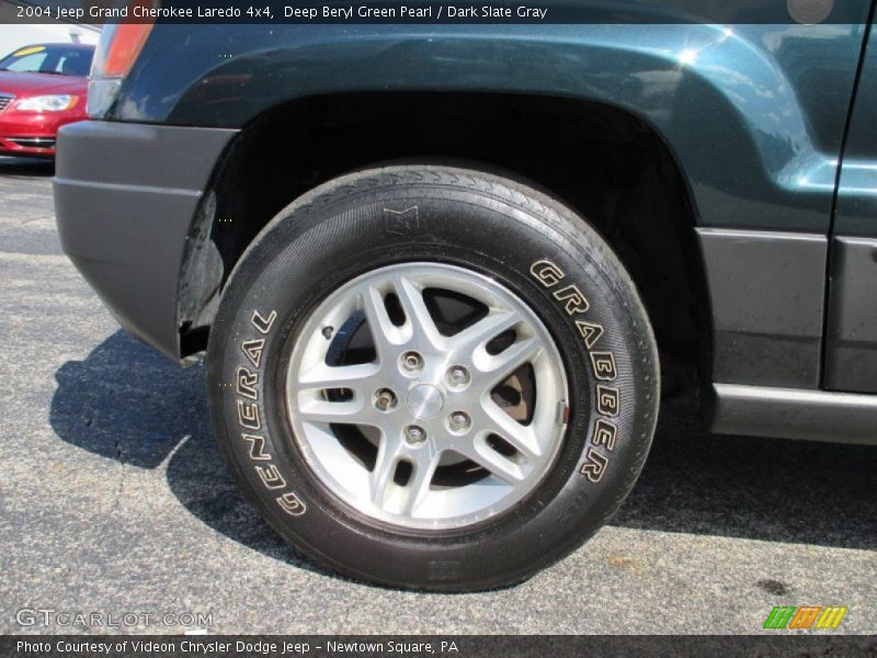 Deep Beryl Green Pearl / Dark Slate Gray 2004 Jeep Grand Cherokee Laredo 4x4