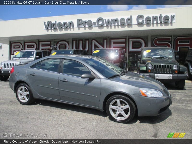 Dark Steel Gray Metallic / Ebony 2009 Pontiac G6 GT Sedan