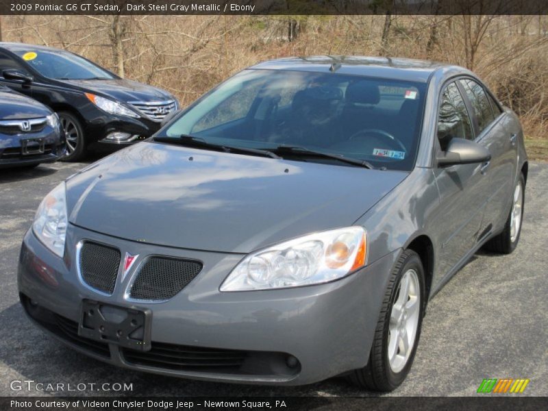 Dark Steel Gray Metallic / Ebony 2009 Pontiac G6 GT Sedan