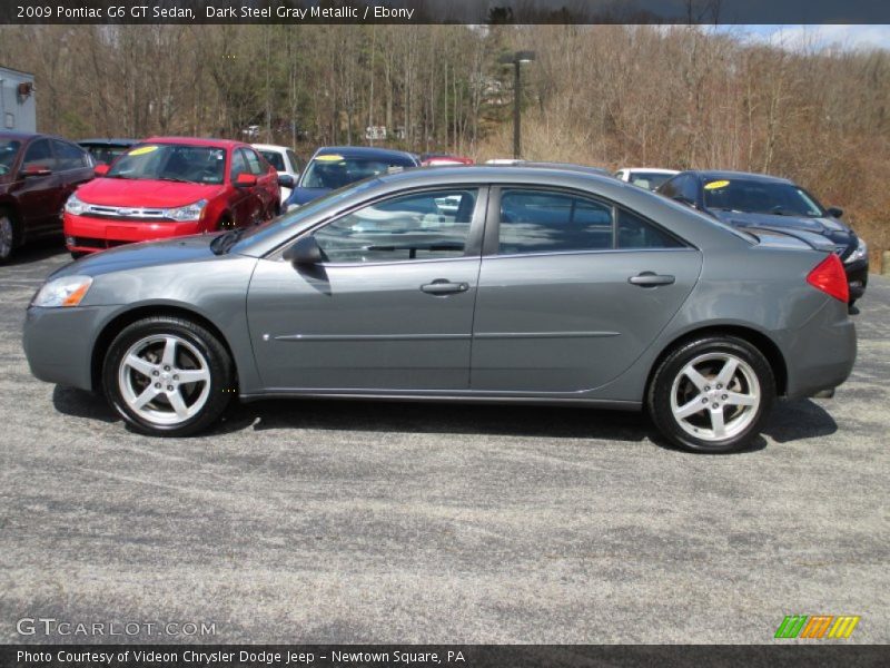 Dark Steel Gray Metallic / Ebony 2009 Pontiac G6 GT Sedan