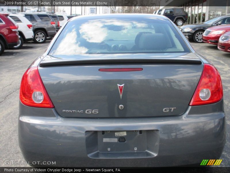 Dark Steel Gray Metallic / Ebony 2009 Pontiac G6 GT Sedan