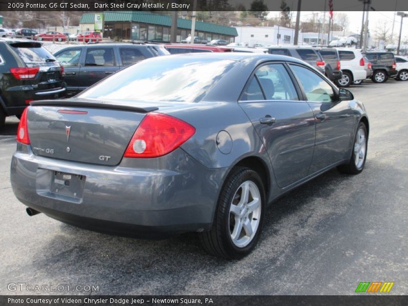 Dark Steel Gray Metallic / Ebony 2009 Pontiac G6 GT Sedan