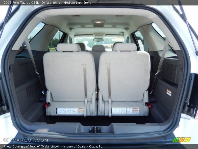 Oxford White / Medium Light Stone 2008 Ford Taurus X SEL