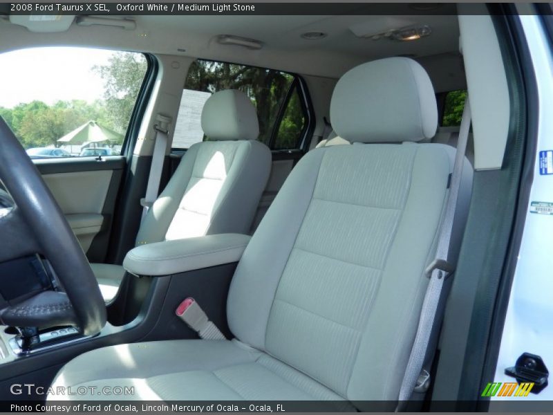 Oxford White / Medium Light Stone 2008 Ford Taurus X SEL