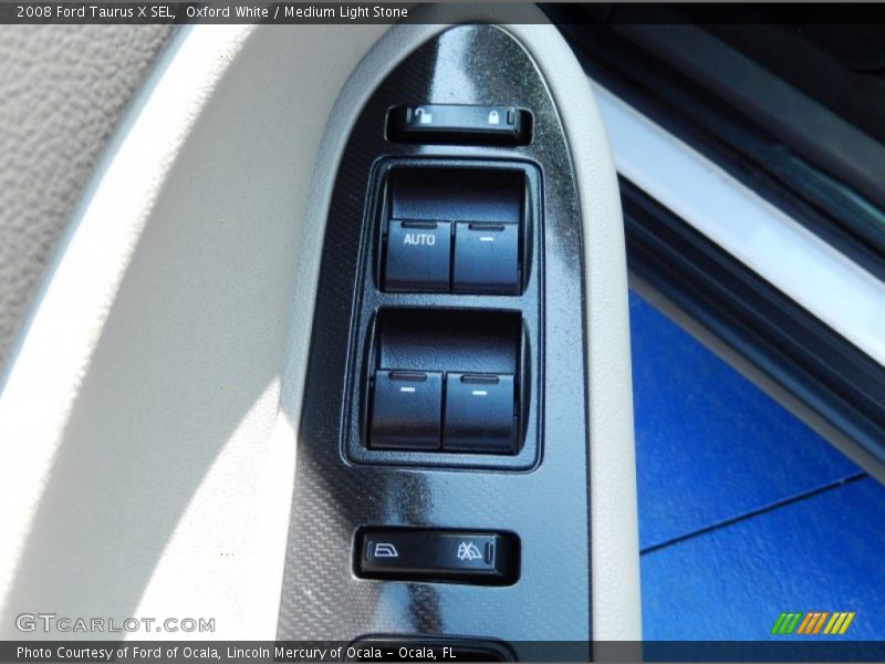 Oxford White / Medium Light Stone 2008 Ford Taurus X SEL