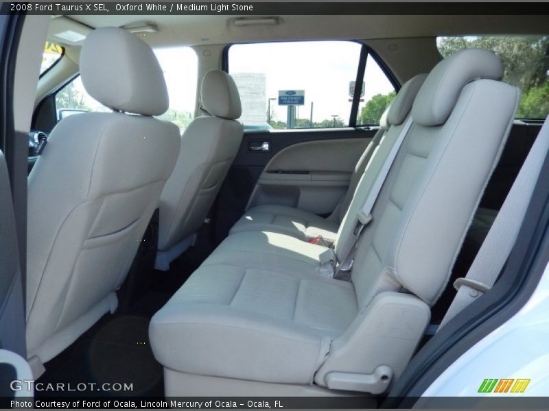 Oxford White / Medium Light Stone 2008 Ford Taurus X SEL