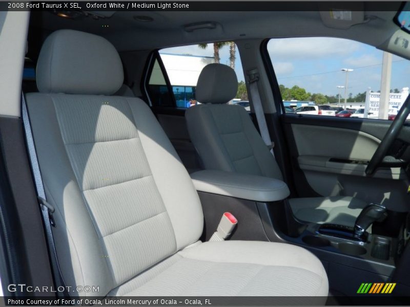 Oxford White / Medium Light Stone 2008 Ford Taurus X SEL